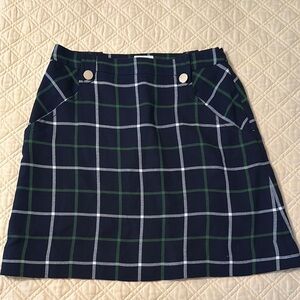 Kate Spade Plaid A-Line Skirt -